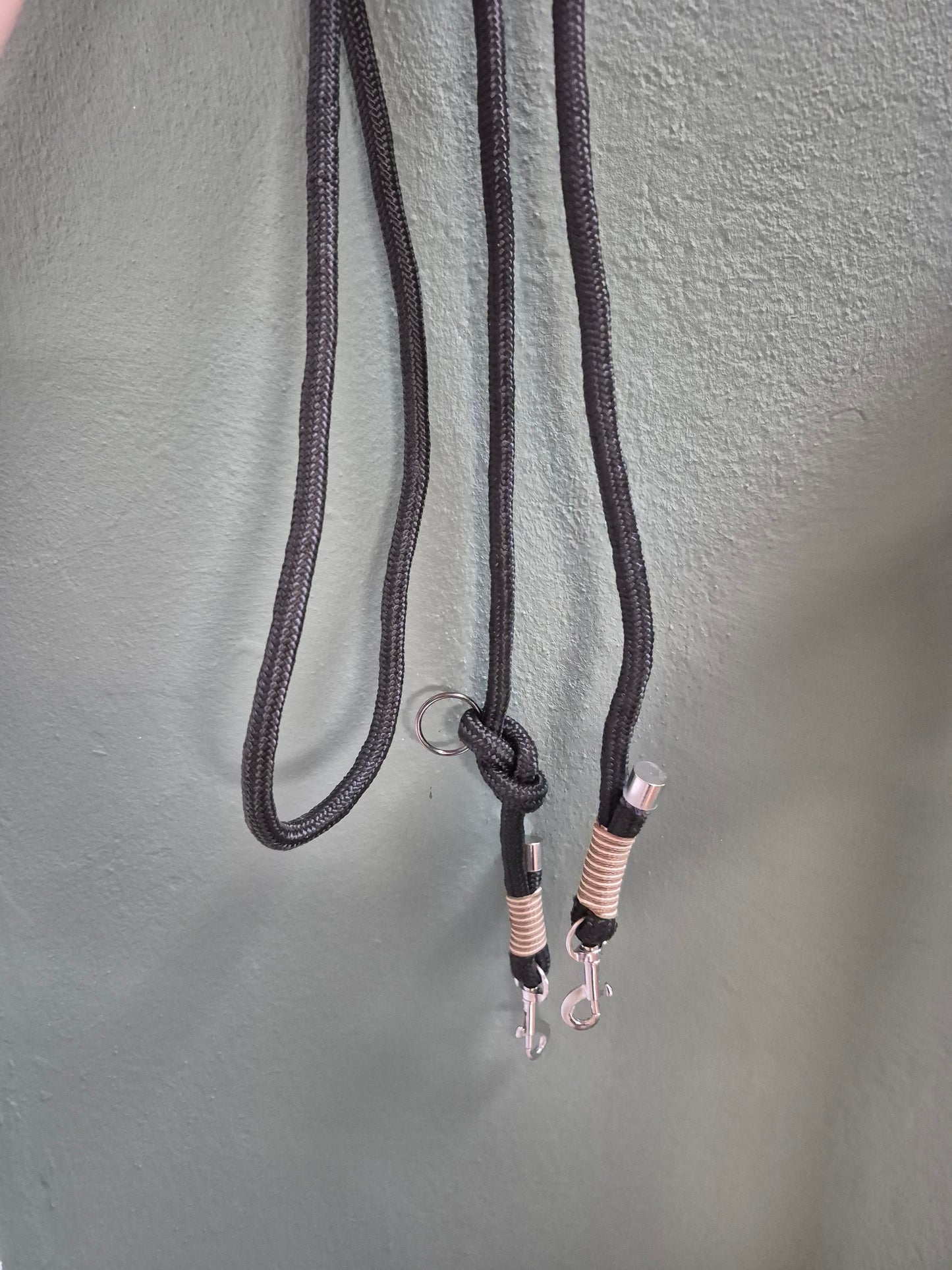 Tau - Leine Schwarz 3m verstellbar