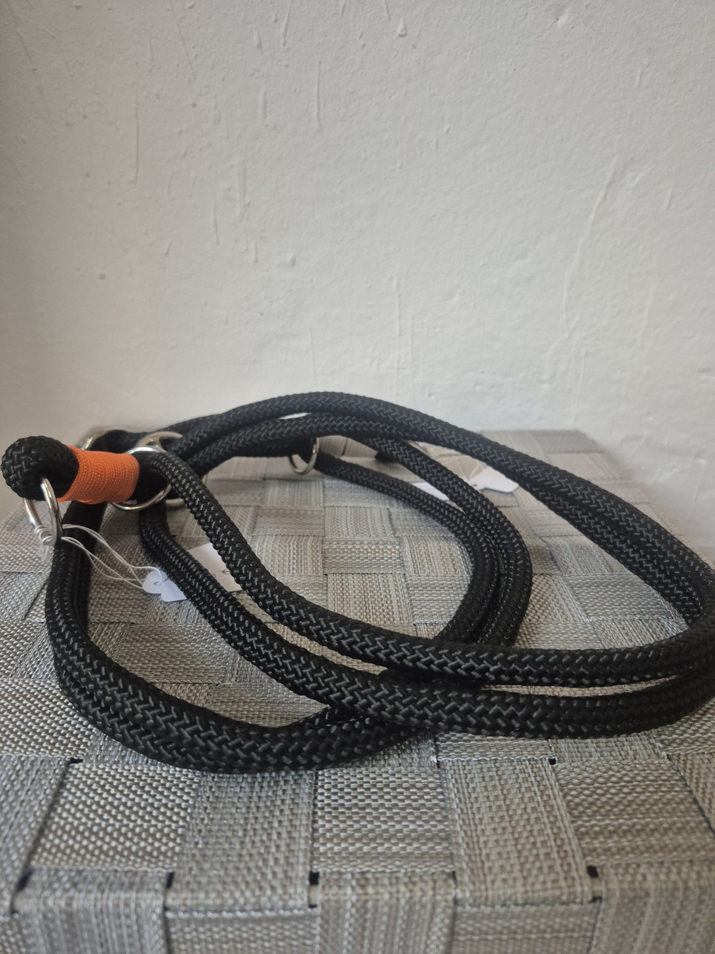 Zugstopp Halsband schwarz Gr. bis 55 cm